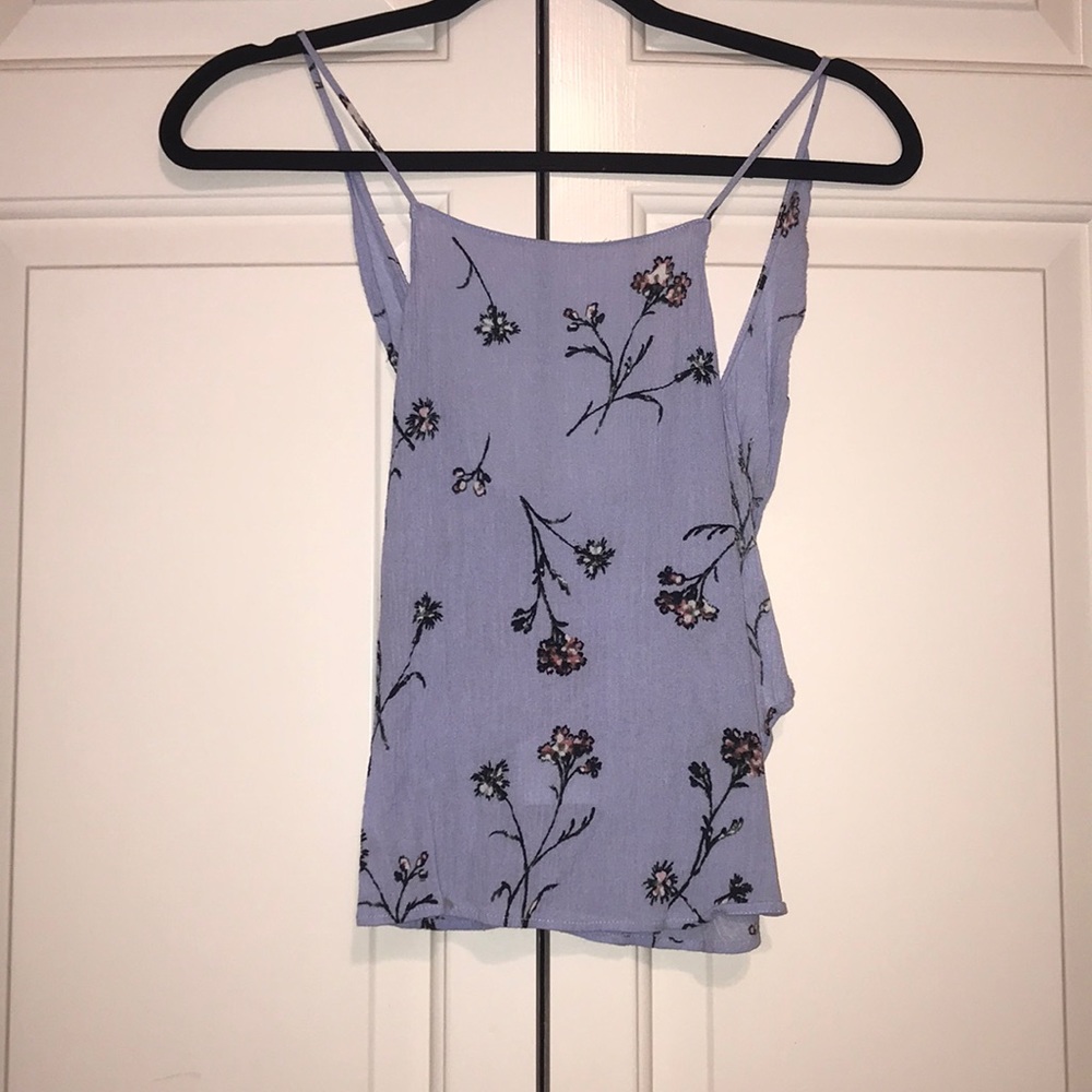 Lush blue crop top